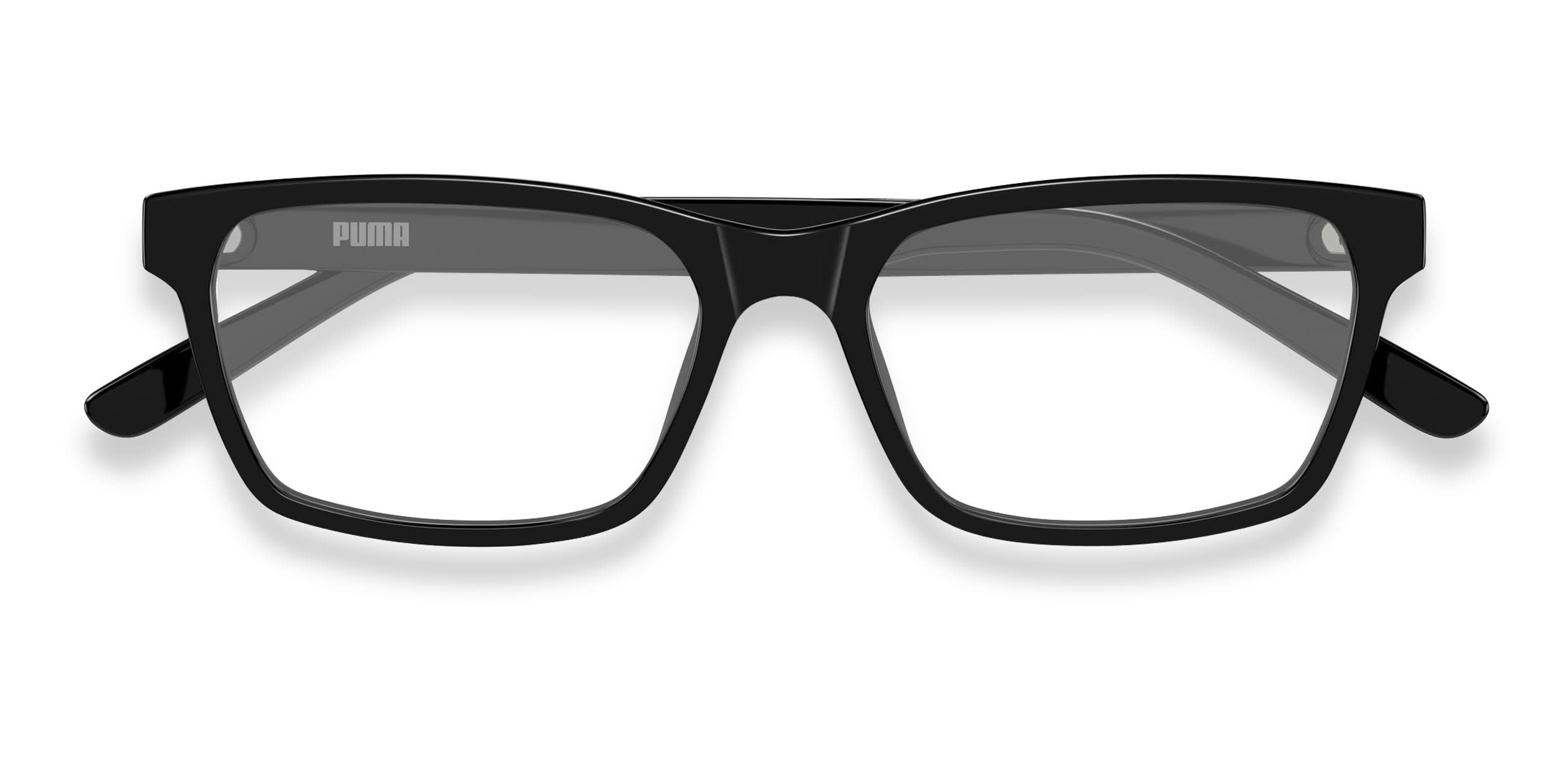 Puma PU0528O Black glasses - Black - Frontal View