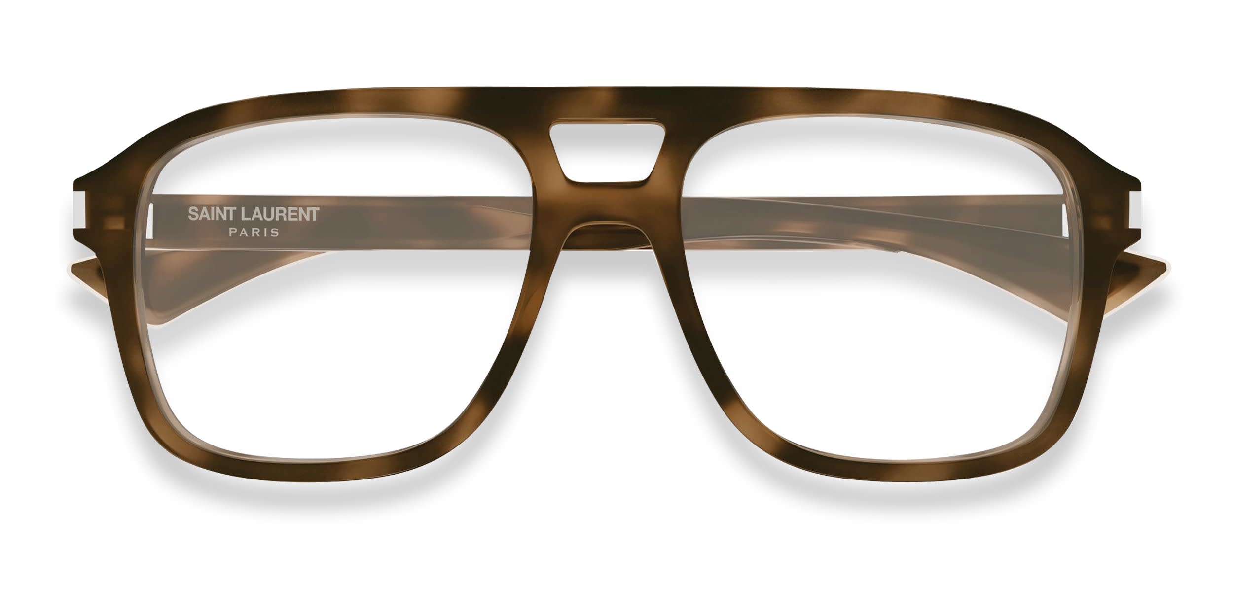 Saint Laurent SL881OPT Tortoise glasses - Tortoise - Frontal View