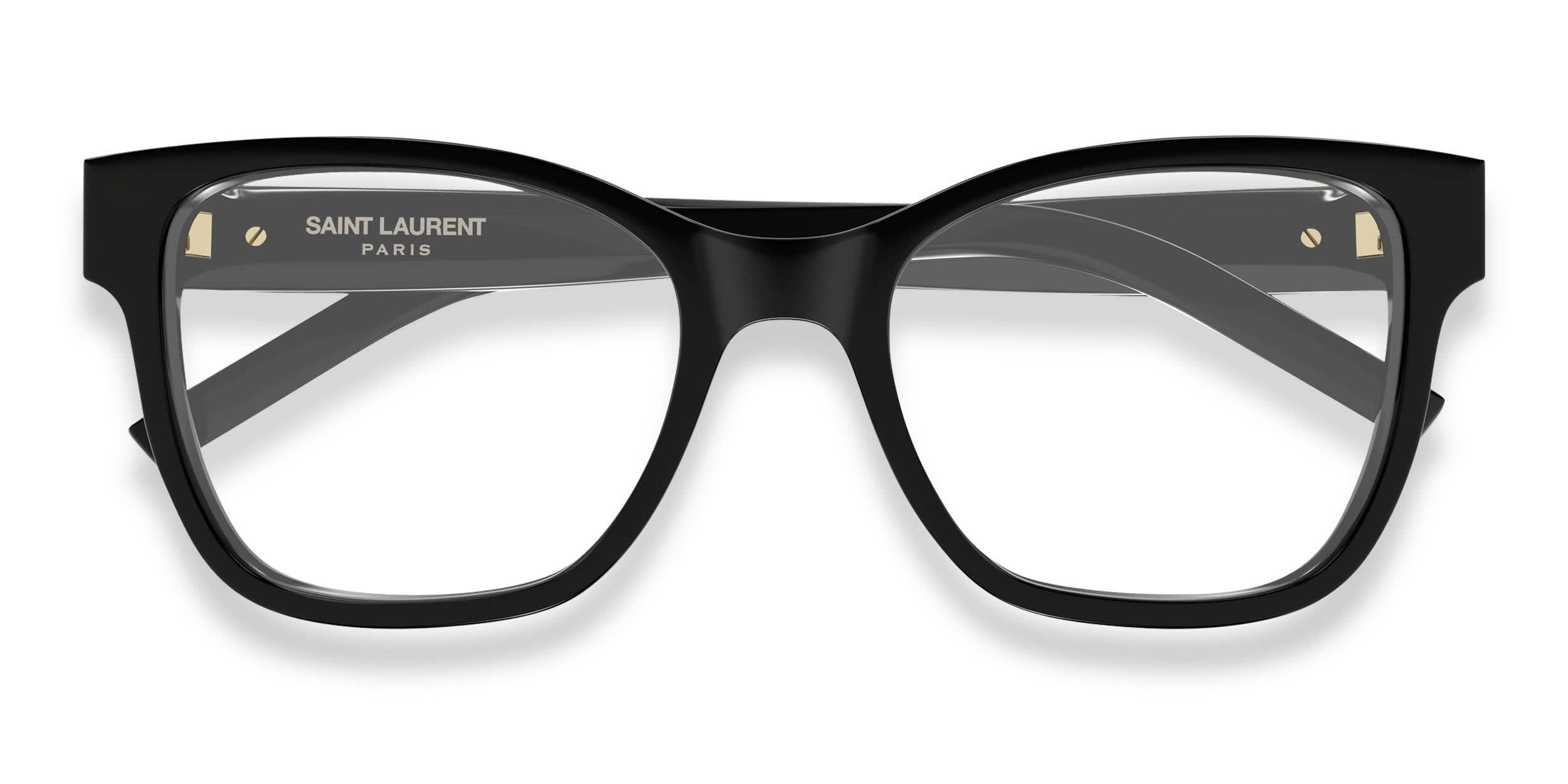 Saint Laurent SLM158 Black glasses - Black - Frontal View