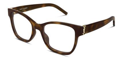 Saint Laurent SLM158 Tortoise glasses - Tortoise - Angle View