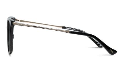 Florence by Mills 1009 Shiny Black glasses - Shiny Black - Side View