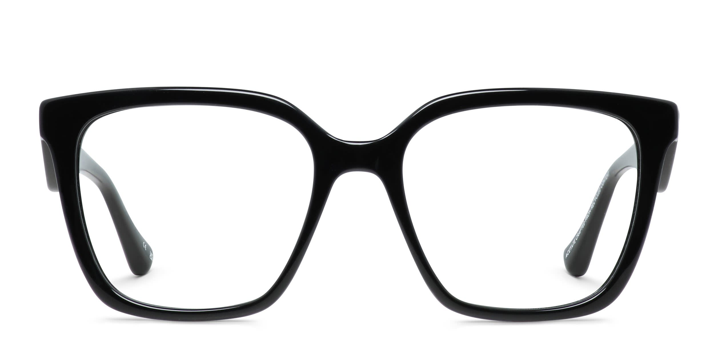 Florence by Mills 1010 Shiny Black glasses - Shiny Black - Frontal View