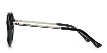 Florence by Mills 1023 Shiny Black glasses - Shiny Black - Side View