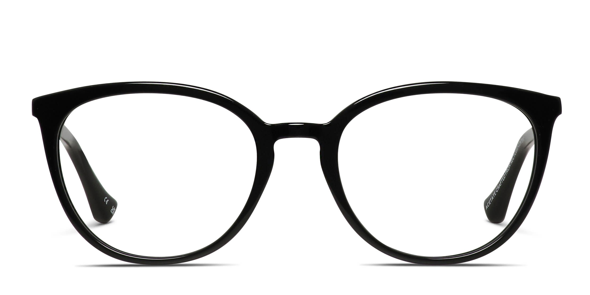 Florence by Mills 1024 Shiny Black glasses - Shiny Black - Frontal View