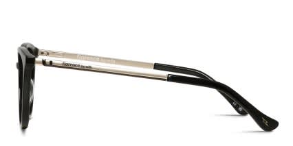 Florence by Mills 1024 Shiny Black glasses - Shiny Black - Side View