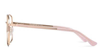 Florence by Mills 3005 Rose Gold glasses - Rose Gold - Side View
