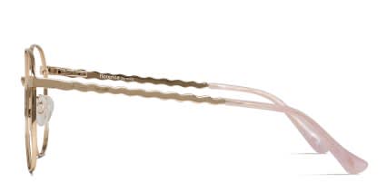 Florence by Mills 3006 Gold, Pink glasses - Rose Gold - Side View