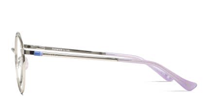 Florence by Mills 3010 Silver, Purple glasses - Silver / Purple - Side View