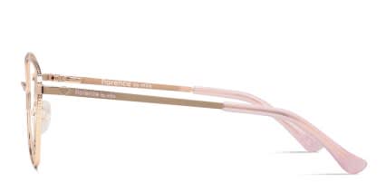 Florence by Mills 3015 Rose Gold glasses - Rose Gold - Side View