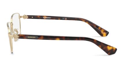Burberry BE1393 Gold glasses - Gold - Side View