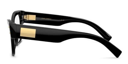 Dolce & Gabbana DG3404 Black glasses - Black - Side View