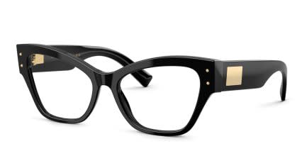 Dolce & Gabbana DG3404 Black glasses - Black - Angle View