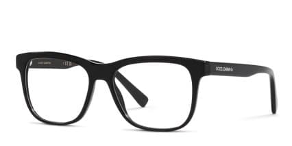 Dolce & Gabbana DX3356 Kids Black glasses - Black - Angle View