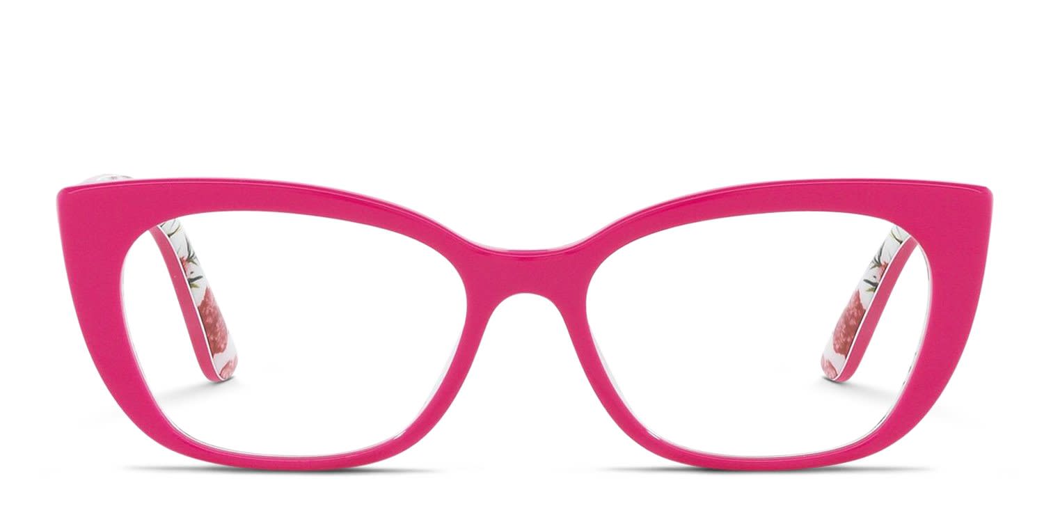 Dolce & Gabbana DX3357 Kids Pink glasses - Pink - Frontal View