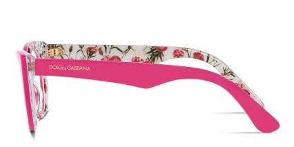 Dolce & Gabbana DX3357 Kids Pink glasses - Pink - Side View