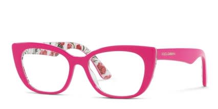 Dolce & Gabbana DX3357 Kids Pink glasses - Pink - Angle View