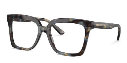 Michael Kors MK4143 San Sebastian Blue, Tortoise glasses - Blue / Tortoise - Angle View