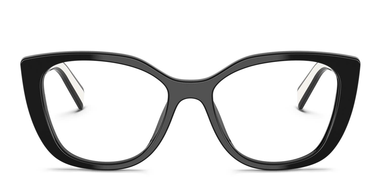 Prada PRB04VF Black glasses - Black - Frontal View