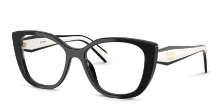 Prada PRB04VF Black glasses - Black - Angle View