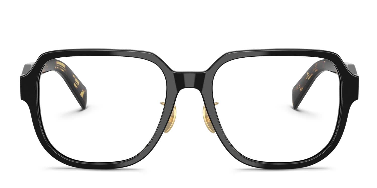 Prada PRB07VD Black, Tortoise glasses - Black / Tortoise - Frontal View