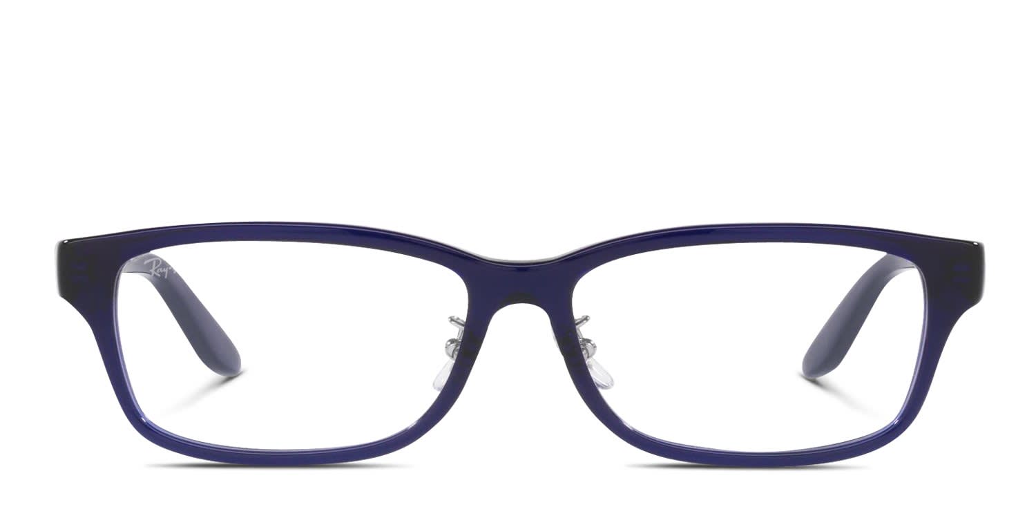 Ray-Ban RX5408D Blue glasses - Blue - Frontal View