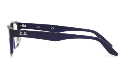 Ray-Ban RX5408D Blue glasses - Blue - Side View