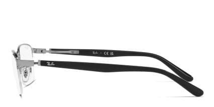 Ray-Ban RX6501D Gunmetal glasses - Gunmetal - Side View