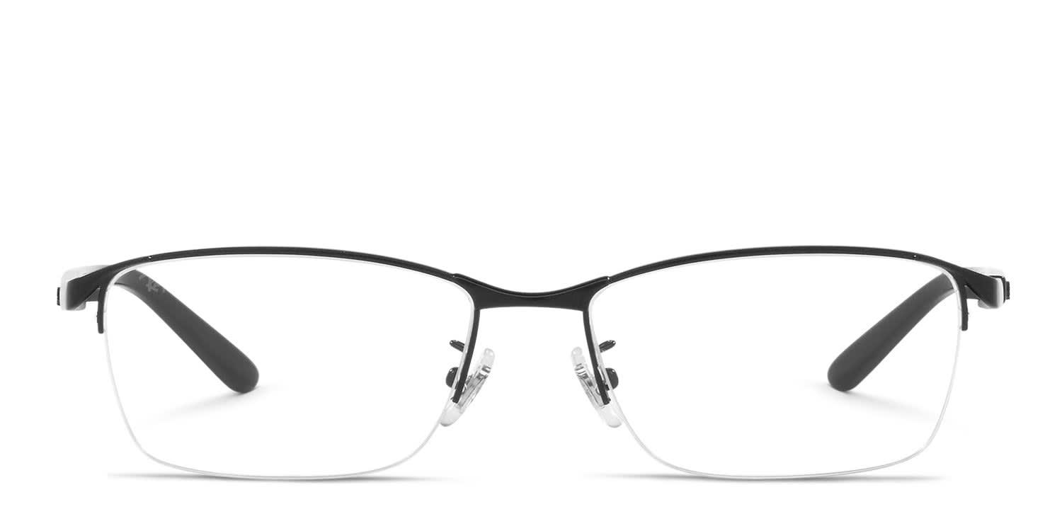 Ray-Ban RX6501D Black glasses - Black - Frontal View