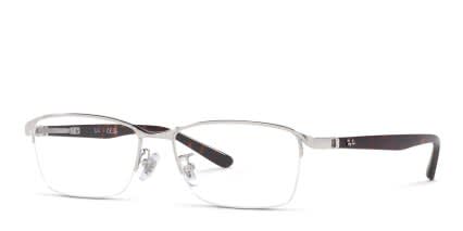 Ray-Ban RX6501D Silver glasses - Silver - Angle View