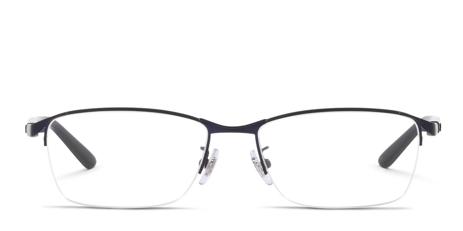Ray-Ban RX6501D Blue glasses - Blue - Frontal View