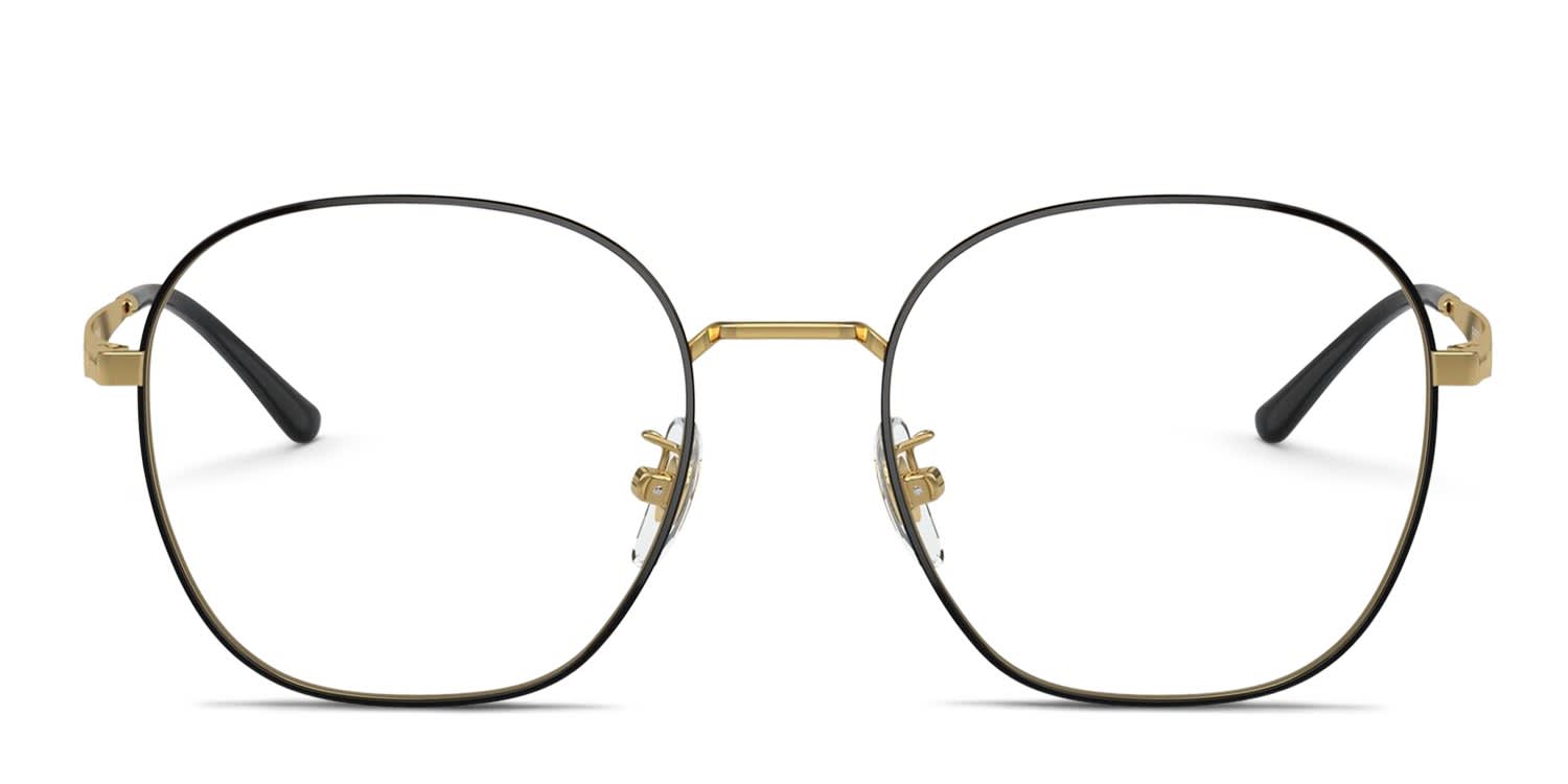 Ray-Ban RX6515D Black, Gold glasses - Black / Gold - Frontal View