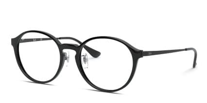 Ray-Ban RX7178D Black glasses - Black - Angle View