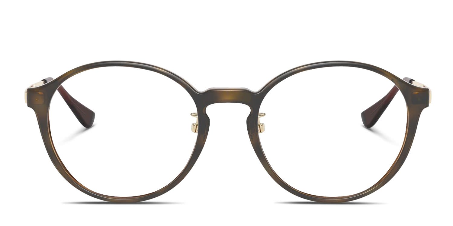 Ray-Ban RX7178D Tortoise glasses - Tortoise - Frontal View