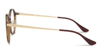 Ray-Ban RX7178D Tortoise glasses - Tortoise - Side View