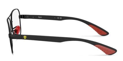 Ray-Ban RX8436M Black glasses - Black - Side View