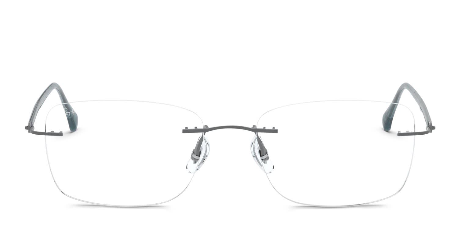 Ray-Ban RX8725 Brown, Gunmetal glasses - Brown / Gunmetal - Frontal View