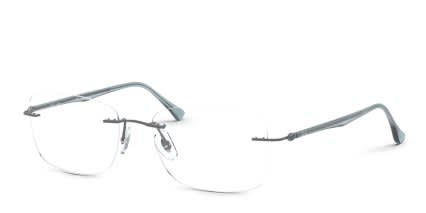 Ray-Ban RX8725 Brown, Gunmetal glasses - Brown / Gunmetal - Angle View