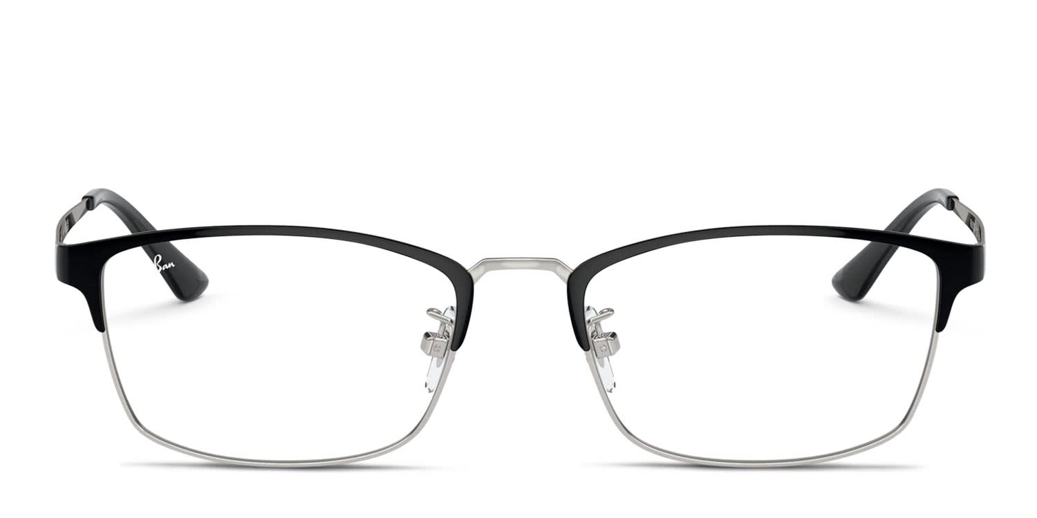 Ray-Ban RX8772D Black, Silver glasses - Black / Silver - Frontal View