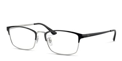 Ray-Ban RX8772D Black, Silver glasses - Black / Silver - Angle View
