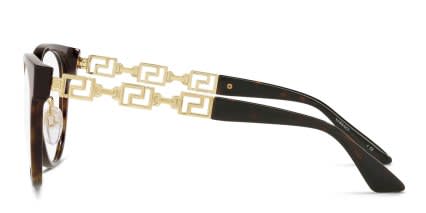 Versace VE3302D Tortoise glasses - Tortoise - Side View