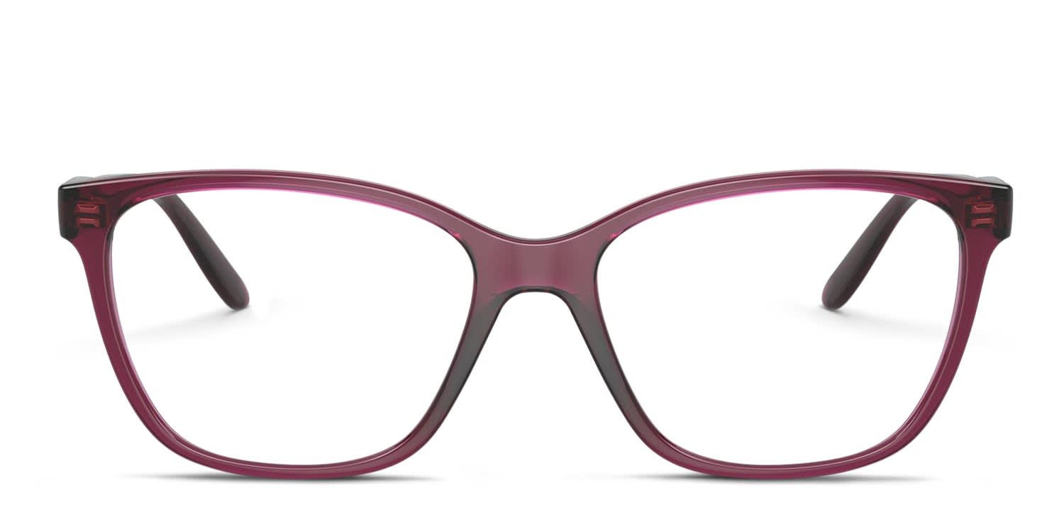 The Vogue VO5518 in red is a stylish frame with a modern square