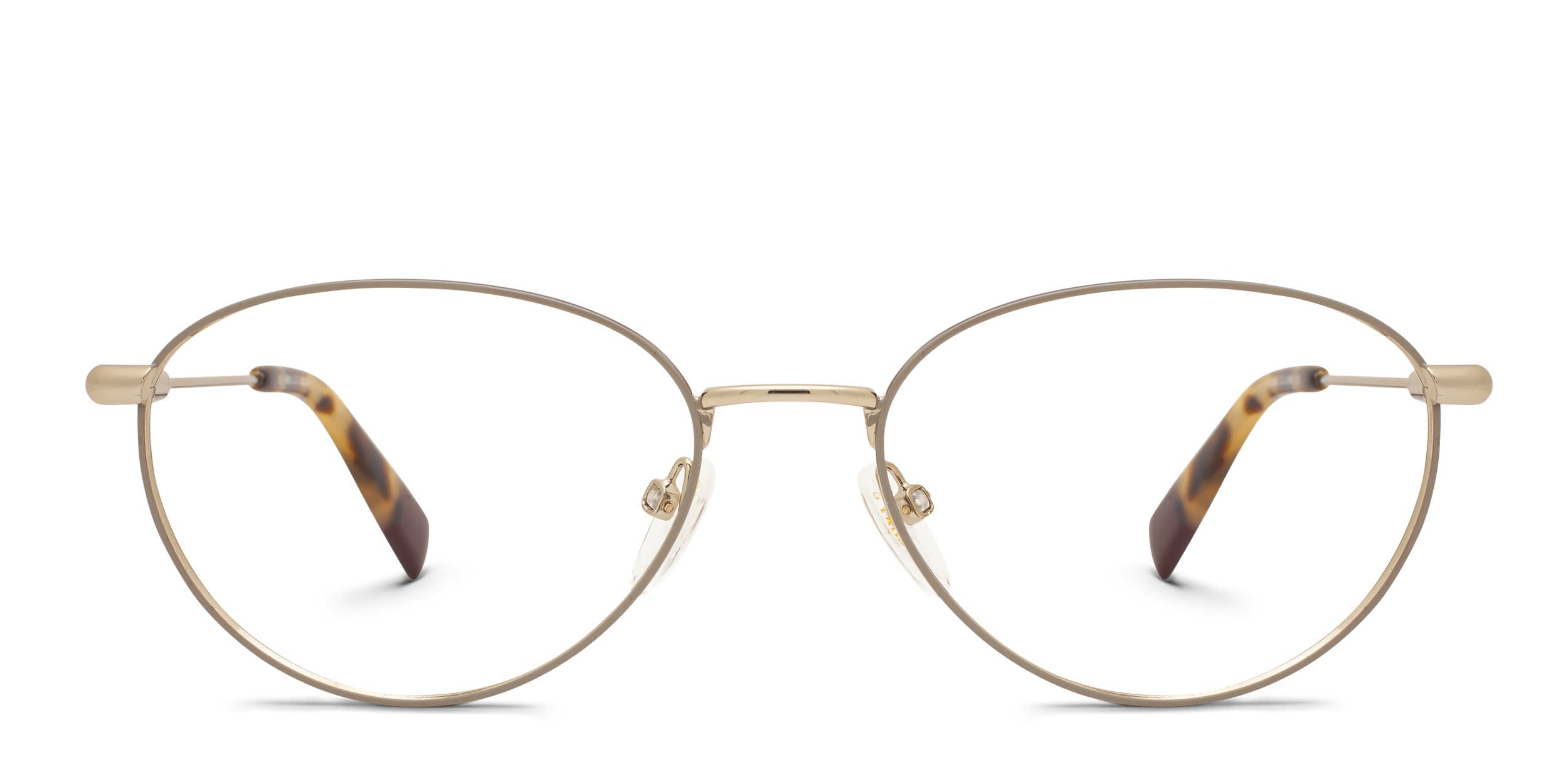 Furla VFU302 Brown, Gold glasses - Brown / Gold - Frontal View