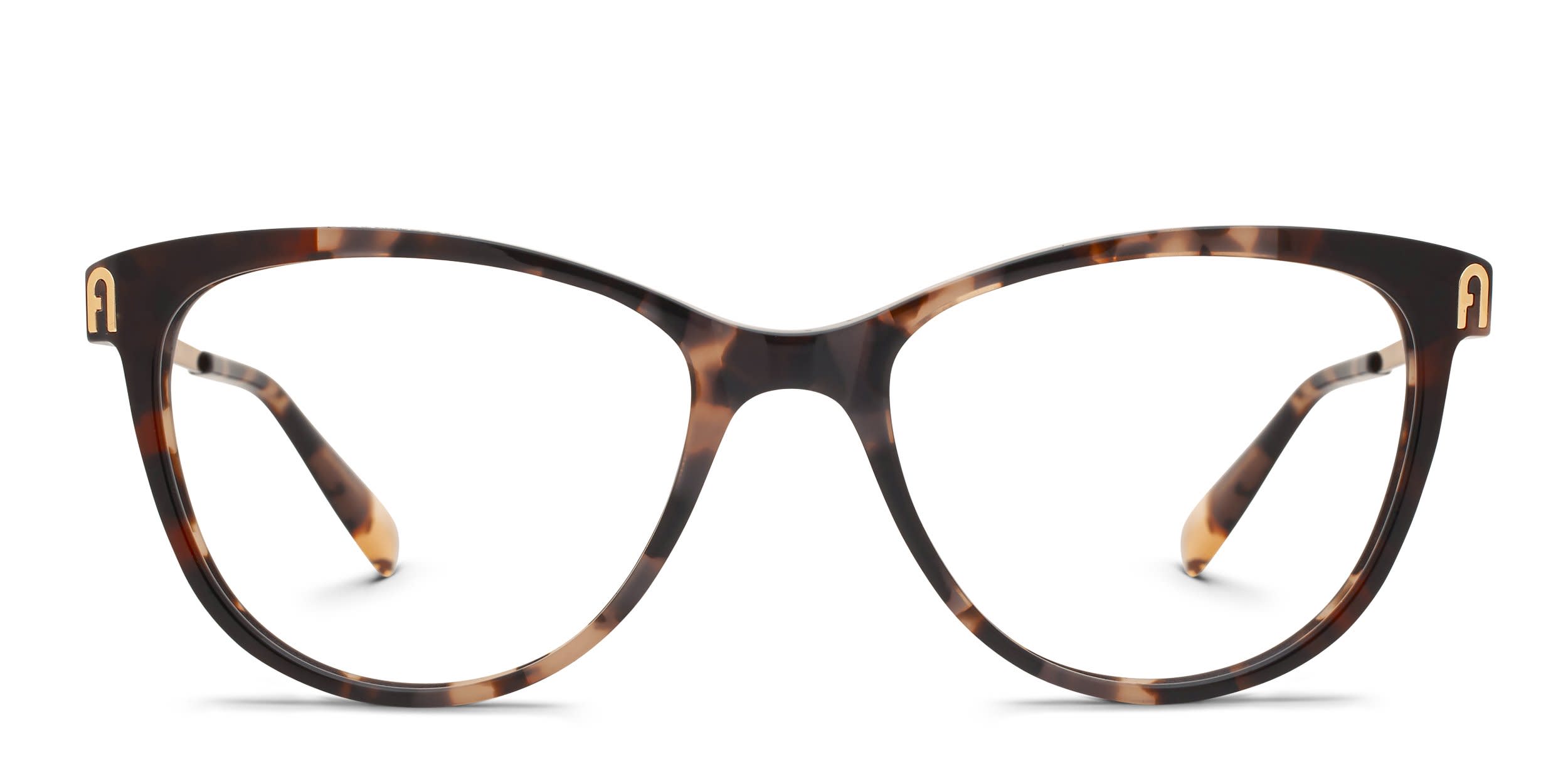 Furla VFU495 Tortoise glasses - Tortoise - Frontal View