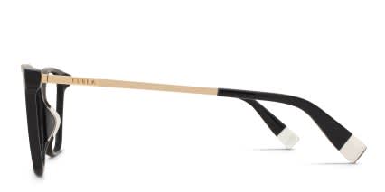 Furla VFU543 Shiny Black glasses - Shiny Black - Side View