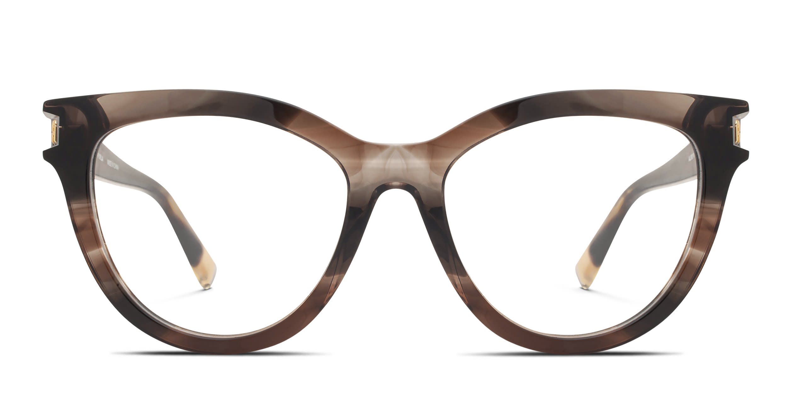 Furla VFU679V Gray, Brown glasses - Gray / Brown - Frontal View