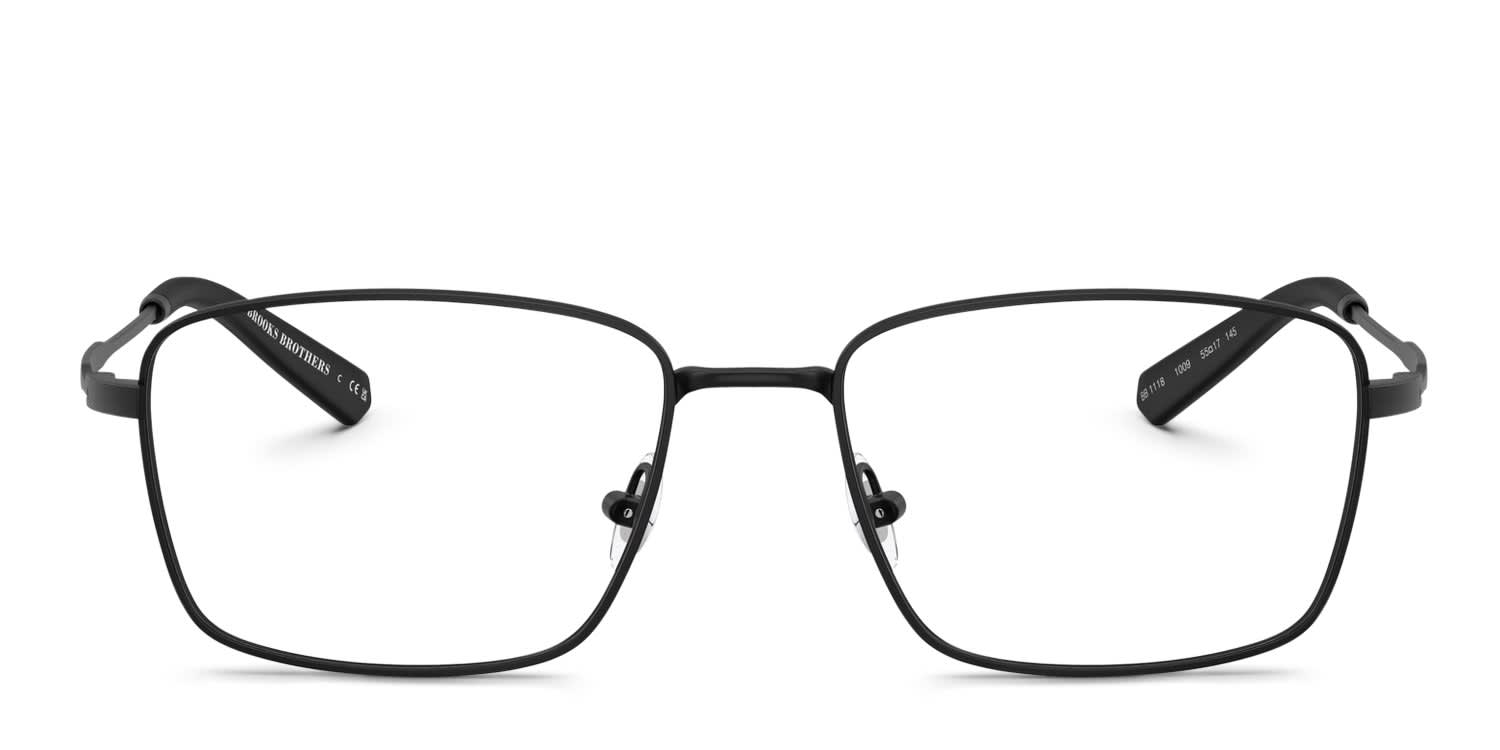 Brooks Brothers BB1118 Black glasses - Black - Frontal View