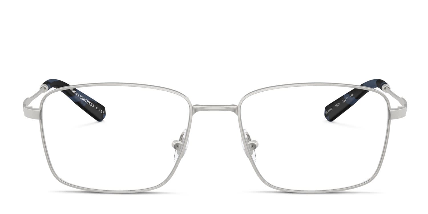 Brooks Brothers BB1118 Silver glasses - Silver - Frontal View