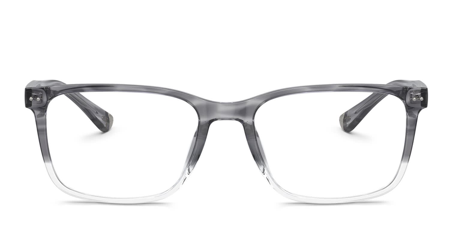 Brooks Brothers BB2064U Gray, Brown glasses - Gray / Brown - Frontal View