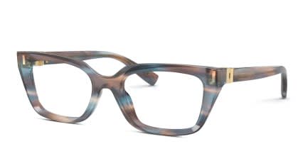 Dolce & Gabbana DG3436 Blue glasses - Blue - Angle View