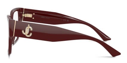 Jimmy Choo JC3032B Red glasses - Red - Side View